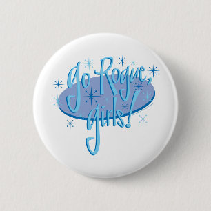 schurkenmeisjes ronde button 5,7 cm