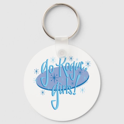 schurkenmeisjes sleutelhanger (Voorkant)