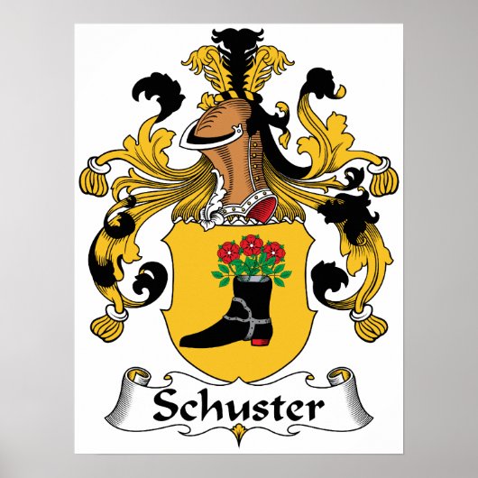 Schuster Family Crest Poster (Voorkant)