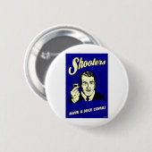 schutters hebben een mooi coma ronde button 5,7 cm (Voorkant /achterkant)