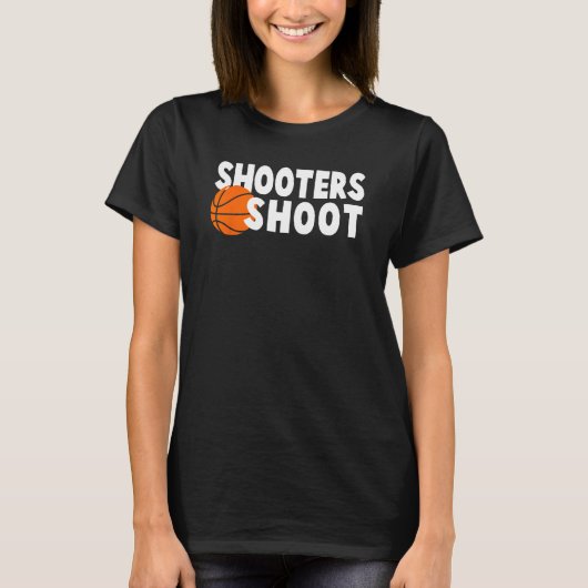 Schutters schieten Shirt, basketbal T-shirt (Voorkant)