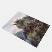 Schutters verdedigen een bergpas (Karl Lessing) Deurmat (Schuin)