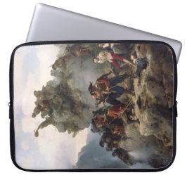 Schutters verdedigen een bergpas (Karl Lessing) Laptop Sleeve