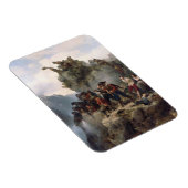 Schutters verdedigen een bergpas (Karl Lessing) Magneet (Rechterzijde)