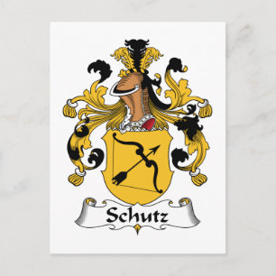 Schutz Family Crest Briefkaart