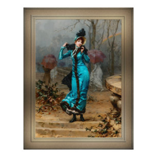 Schutz vor dem Sturm van Frederik Hendrik Kaemmere Foto Afdruk