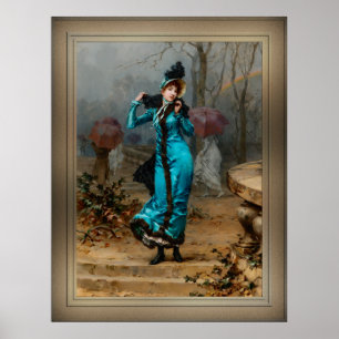 Schutz vor dem Sturm van Frederik Hendrik Kaemmere Poster