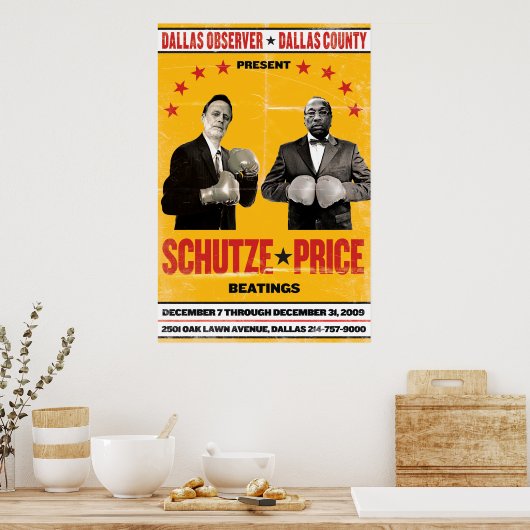 Schutze tegen Price Poster (Keuken)