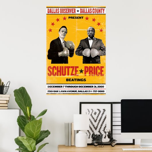 Schutze tegen Price Poster (Thuiskantoor)