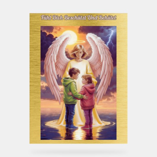Schutzengel Acryl Bord (Voorkant)