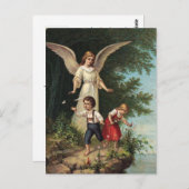Schutzengel am Abhang 1 Briefkaart (Voorkant / Achterkant)