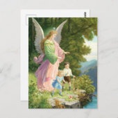 Schutzengel und Kinder Briefkaart (Voorkant / Achterkant)
