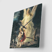 Schutzengel und zwei Kinder auf Brücke Vierkante Klok (Hoek)