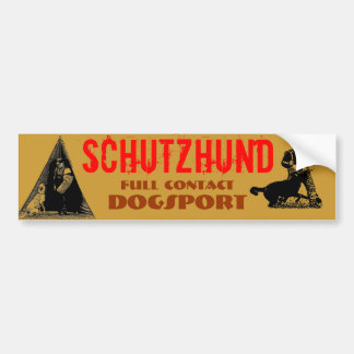 Schutzhund Bumpersticker