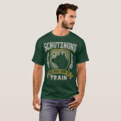 Schutzhund Dog Handler Training T-shirt (Voorkant volledig)