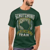 Schutzhund Dog Handler Training T-shirt (Voorkant)