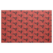Schutzhund Dog Leaps Stof (Fat Quarter)
