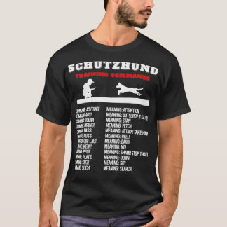 Schutzhund Geïnspireerd voor traning, commando-ger T-shirt