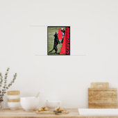 Schutzhund German Shepherd Dog Poster (Keuken)