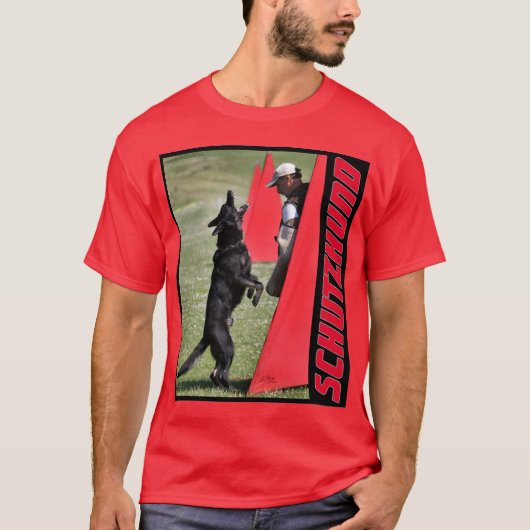 Schutzhund German Shepherd Dog shirt (Voorkant)