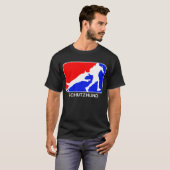 schutzhund red and blue logo dark t shirt (Voorkant volledig)
