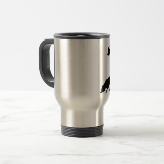 Schutzhund reismodebok reisbeker (Voorkant links)