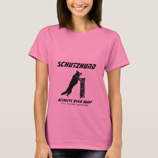 Schutzhund Retrieve T-shirt (Voorkant)