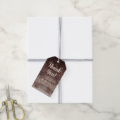 Schuur dakspanten met slingerlichten Trouw Dank Je Cadeaulabel (Met Touw)