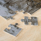 Schuur en paarden Jigsaw puzzel (Zijkant)