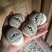 Schuur Familie Boerderij Boer Rond Decoratief Rubberstempel