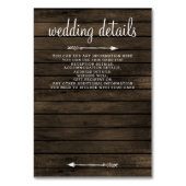 Schuur Hout Bloemen Rustieke bruiloft behuizing ka Kaart (Voorkant)