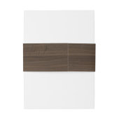 Schuur Hout Boerderij Aangepaste namen Bruiloft Uitnodigingen Wikkel (Achterkant Voorbeeld)