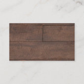 Schuur hout en berk land bruiloft plaats kaarten plaatskaartje (Achterkant)