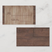 Schuur hout en berk land bruiloft plaats kaarten plaatskaartje (Voorkant / Achterkant)