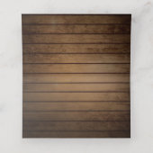 Schuur Hout en String Lights Plaatskaartje (Binnenkant ongevouwen)