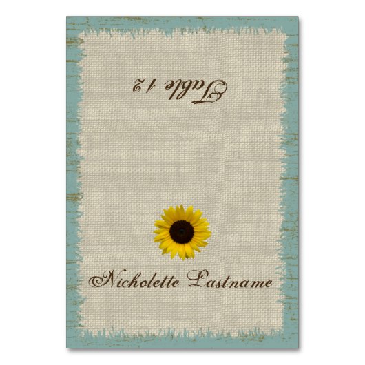 Schuur Hout en Zonnebloem Zitplaatsen Kaart (Voorkant)