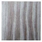 Schuur Hout Grijs Grijs Zwart Verticaal Gestreept Tegeltje (Voorkant)