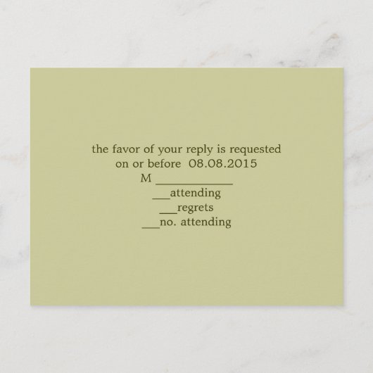 schuur hout land madeliefje bruiloft RSVP reactie Uitnodiging Briefkaart (Achterkant)