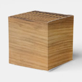 Schuur Hout Land Zonnebloem Western Quineañera Bedankdoosjes (Achterkant)