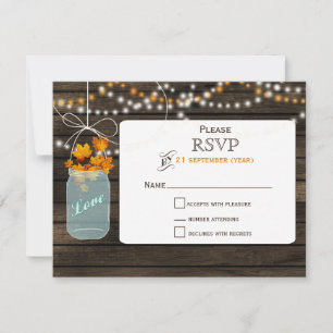 Schuur hout metselaar pot val bruiloft RSVP