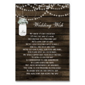 Schuur hout metselaar potje rustieke bruiloft deta kaart (Voorkant)