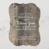 Schuur hout rustiek land vrijgezellenfeest kaart (Voorkant / Achterkant)