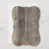 Schuur hout rustiek land vrijgezellenfeest kaart (Achterkant)