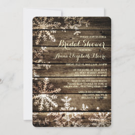 Schuur hout sneeuwvlokken rustiek winter Vrijgezel Kaart