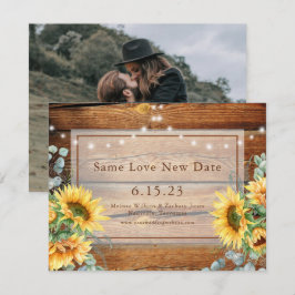 Schuur Hout Zonnebloem Foto Wijzig de datum Save T The Date
