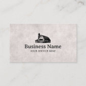 Schuur Huis Logo Rustiek Land Boerderij Visitekaartje (Voorkant)