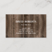  schuur huis slager winkel vleesmarkt visitekaartje (Achterkant)