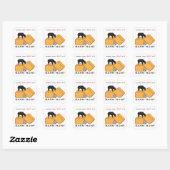 Schuur Hunt Schipperke Vierkante Sticker (Vel)