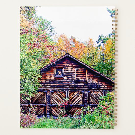 Schuur in de Herfst 2024 Planner (Achterkant)