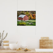 Schuur in de herfst - PA Poster (Keuken)